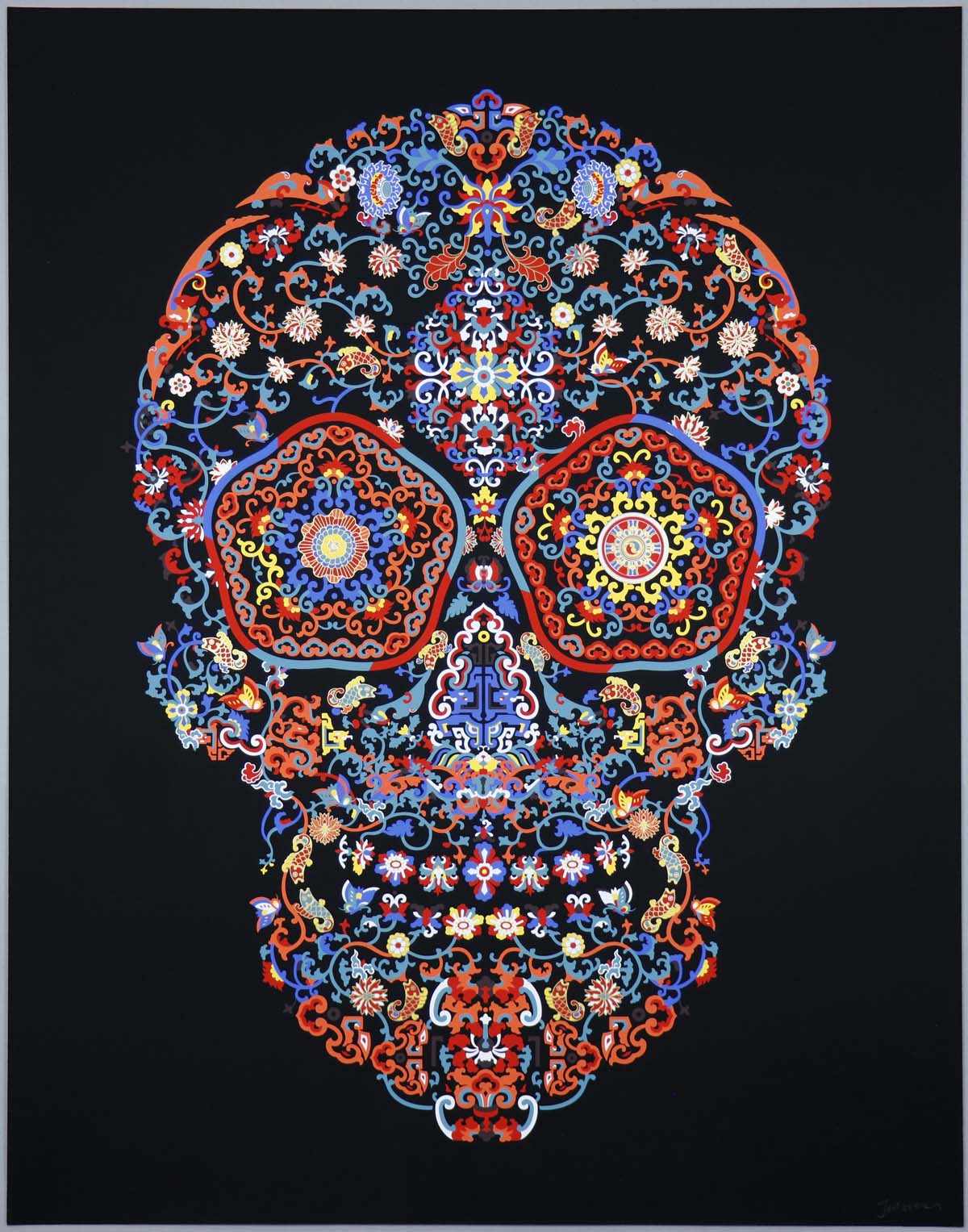 Jacky Tsai - Cloisonné Skull