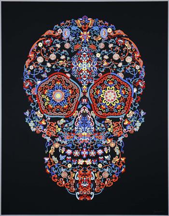Jacky Tsai - Cloisonné Skull