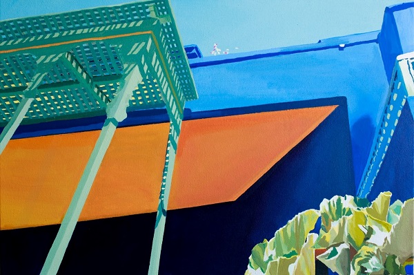 Jonathan Purday - Majourelle Noon Study in Yellow and Blue 1