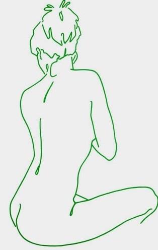 Lucie Bennett - Green Felt Tip Girl