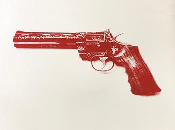 Russell Young - Elvis TCB Gun (Red)