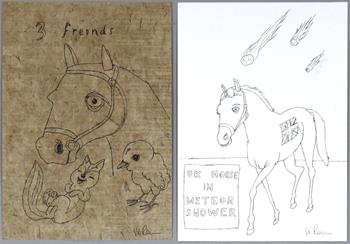 Vic Reeves - Three Friends and UK Horse in Meteor Shower