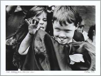 William Klein - Kids Making Faces (1955)