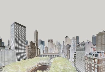 Andre Lichtenberg - NY Study 3, Bryant Park