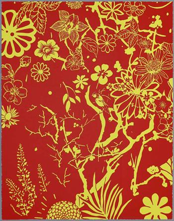 Dan Baldwin - Imaginary Paradise (Artist Proof, Red-Yellow)