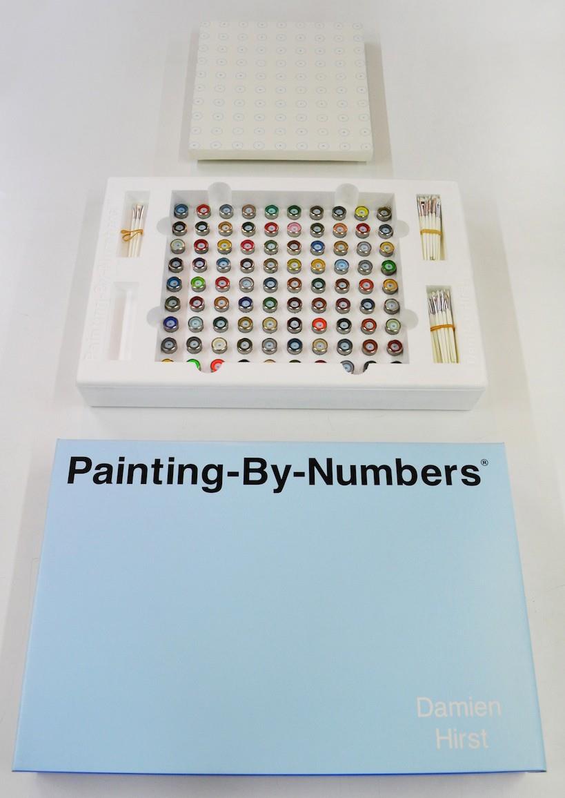 Damien Hirst - Painting-by-Numbers (Blue)