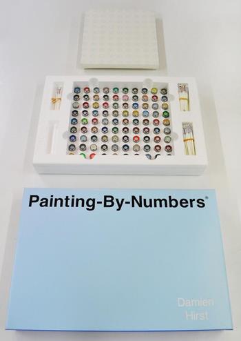 Damien Hirst - Painting-by-Numbers (Blue)