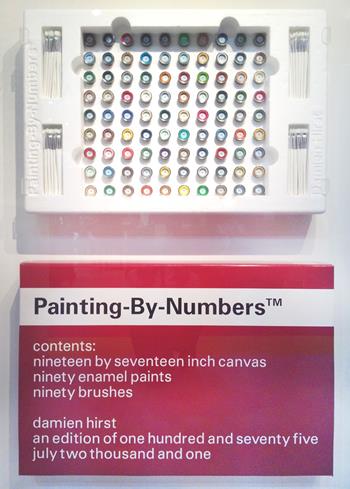 Damien Hirst - Painting by Numbers (Red)