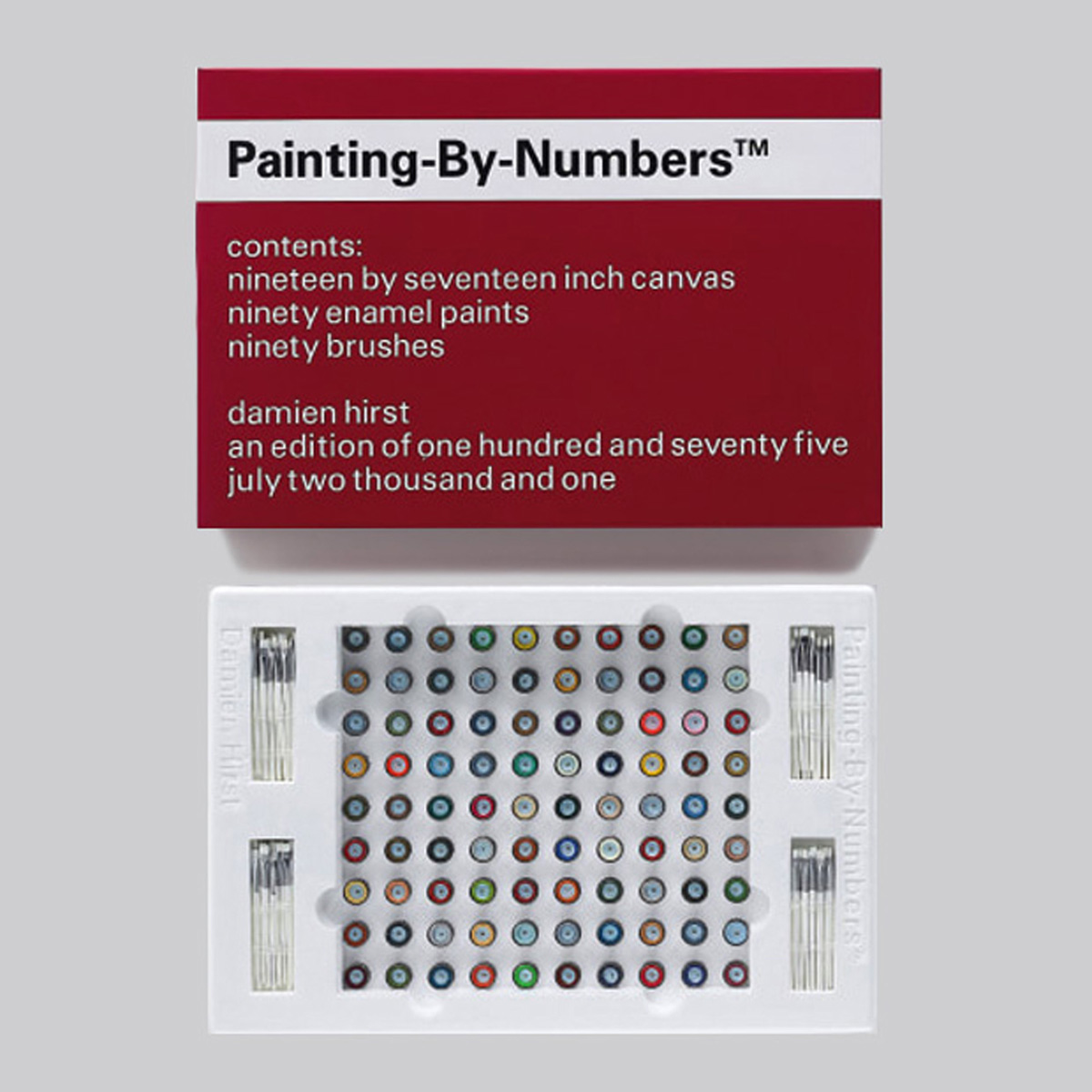 Damien Hirst - Painting-by-Numbers (Red)